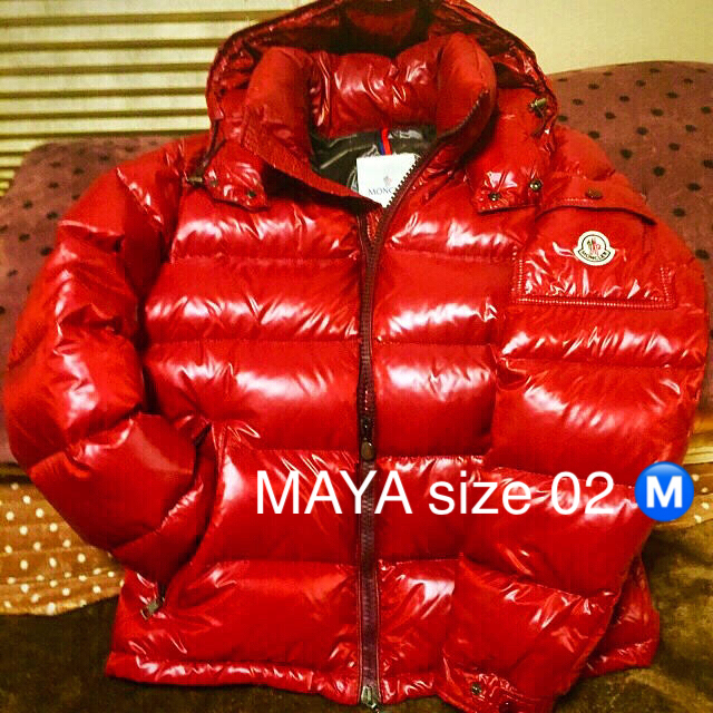 MONCLER - ダウンジャケット 漆艶赤 サイズ2の通販 by X x x's shop