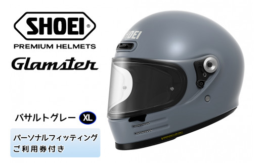 SHOEIヘルメット「Glamster バサルトグレー」 フィッティングチケット