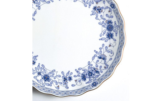 食器 皿 ミート皿 リムスープ皿 23cm ペア セット NARUMI ナルミ 鳴海