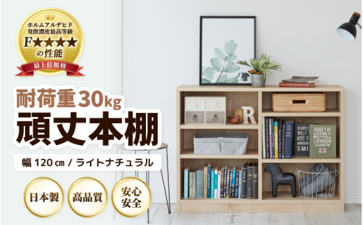 GH-L90JN 頑丈本棚 幅90cm ブラウン（ロータイプ）たっぷり安心して