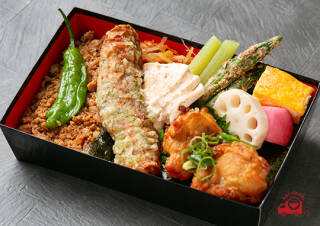 かぼすポン酢の大分風とり天と6種の総菜のり弁 900円｜海苔弁 匠