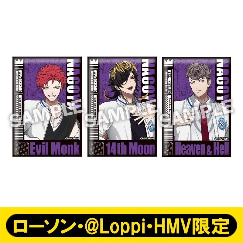 スクエアバッジ3個セット（Bad Ass Temple）【ローソン・@Loppi・HMV