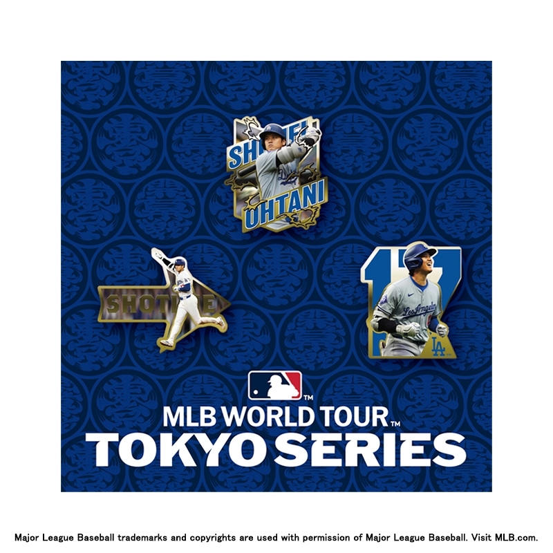 ピンバッジセット / MLB ワールドツアー 東京シリーズ2025 : 大谷翔平