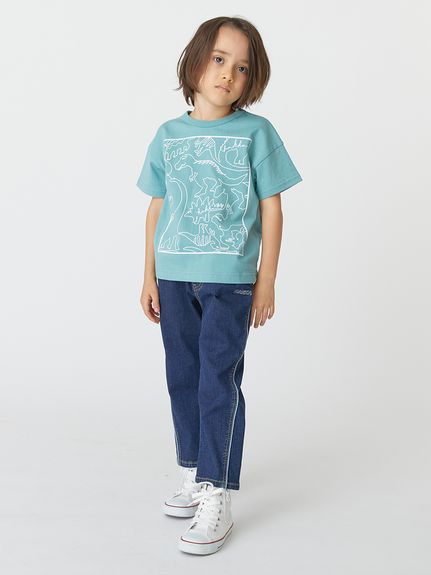 ジップアップカーディガンTシャツセット（Tシャツ）｜hakka kids