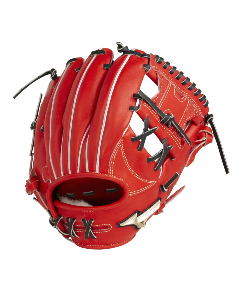 Mizuno Global Elite 硬式グローブ レッド MIZUNO (ミズノ) 硬式