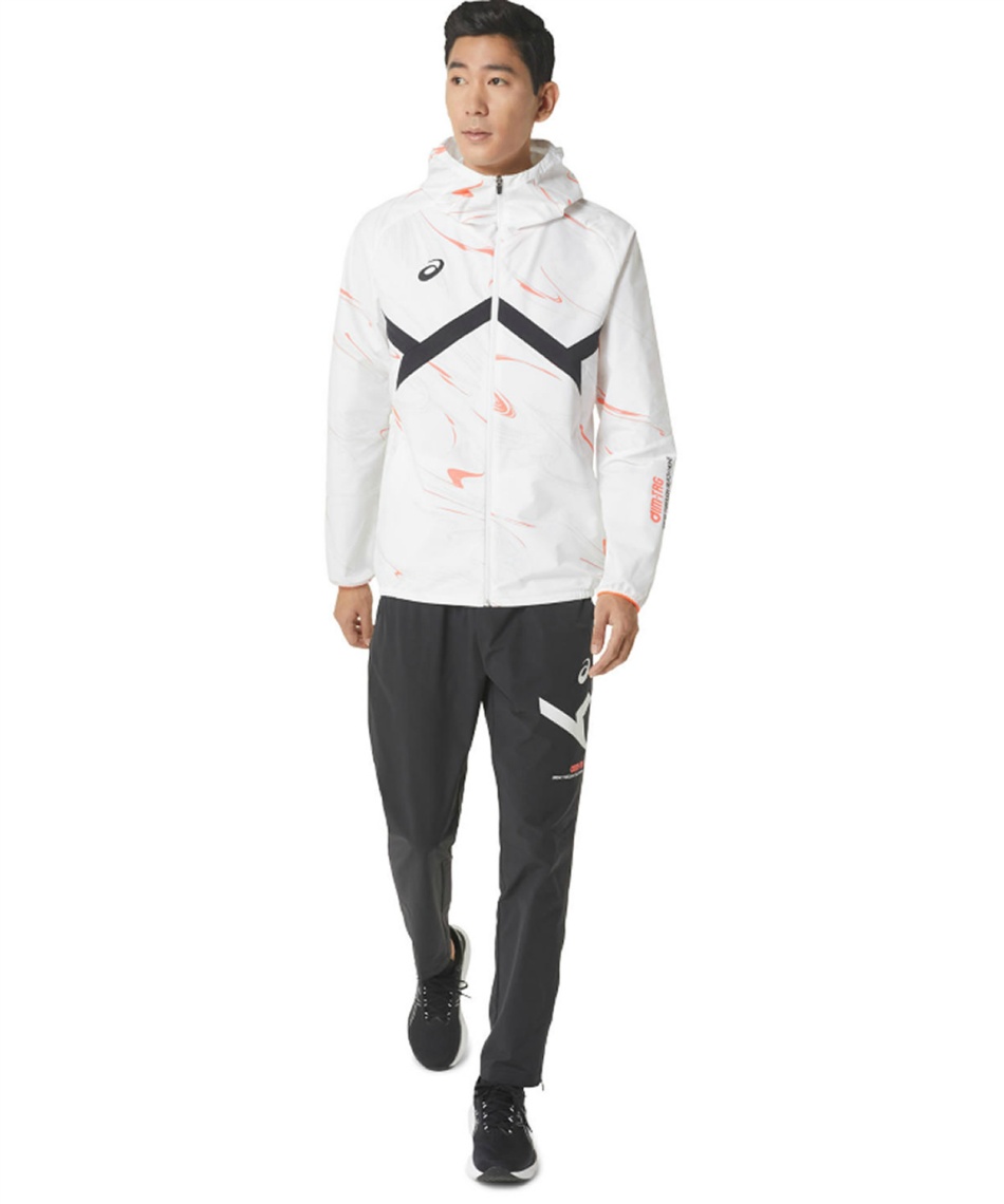 アシックス(asics) スポーツウェア クロスウェア ジャケット AIM 総柄