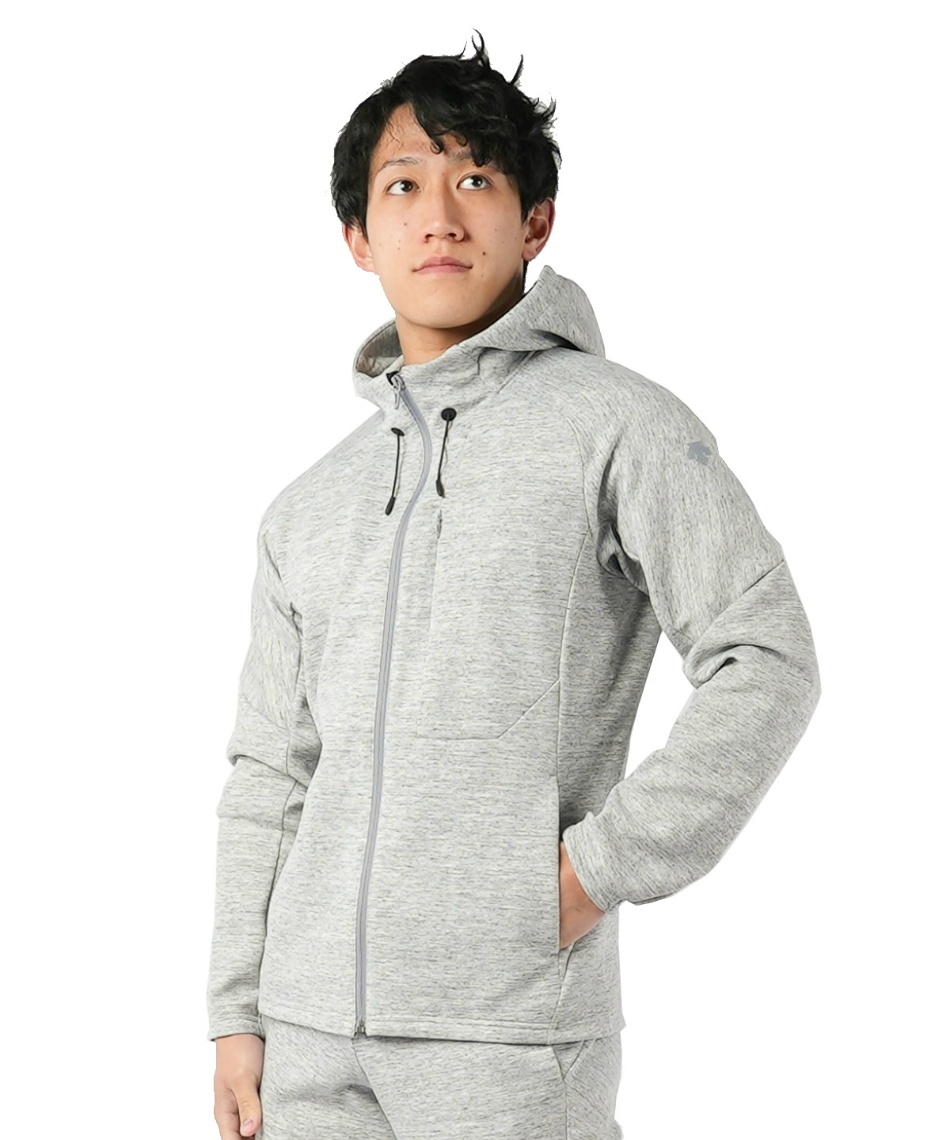 デサント(DESCENTE) スウェットパーカー アクティブテック メランジ