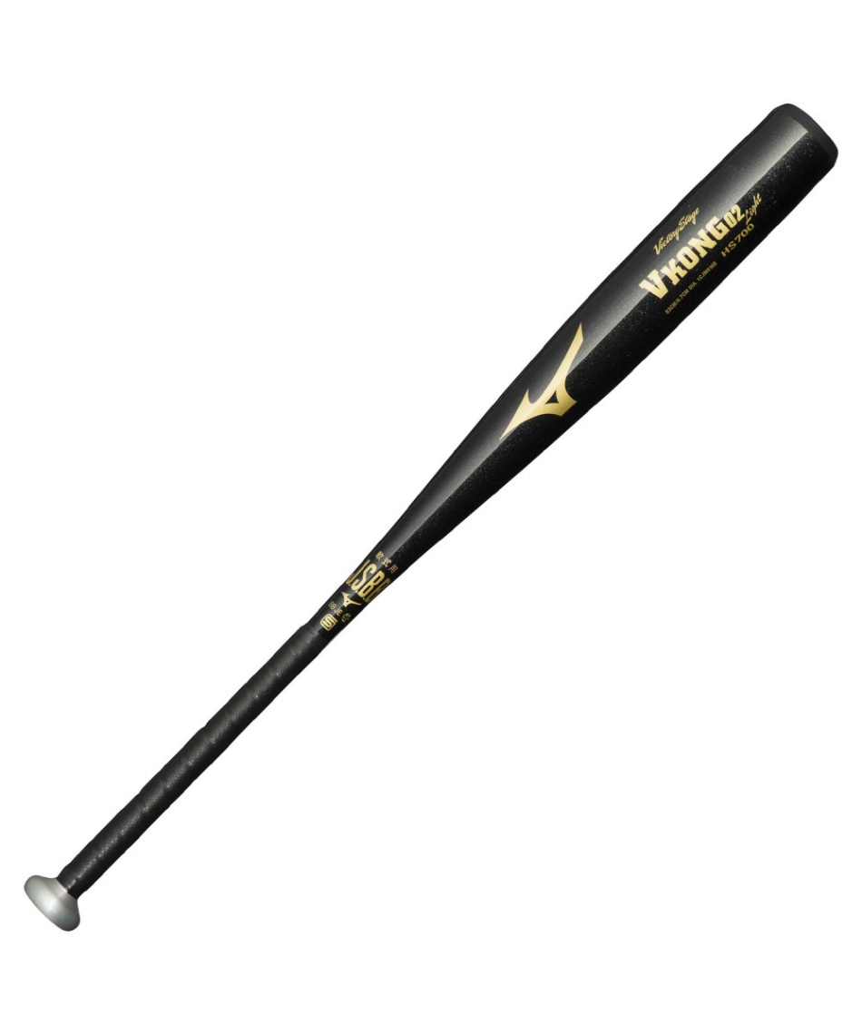 ミズノ(MIZUNO) 野球 一般軟式バット 軟式用金属製 Vコング02ライト