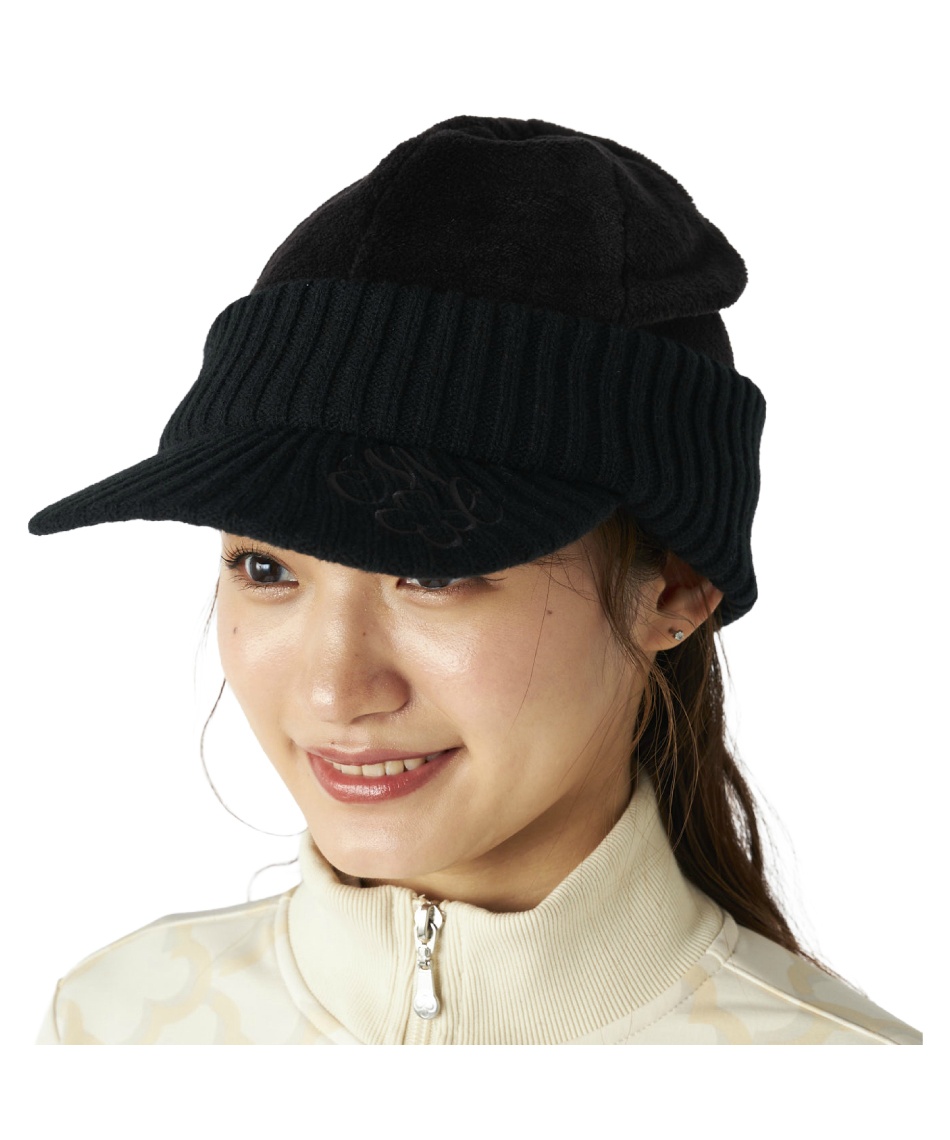 マリクレール(marie claire) ゴルフ キャップ ファーニットキャップ