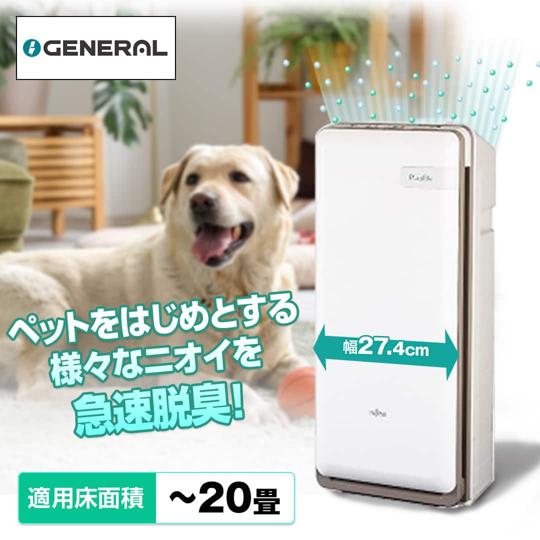 ゼネラル 空気清浄機 脱臭機 HDS-302R 通販【ジャパネット公式】