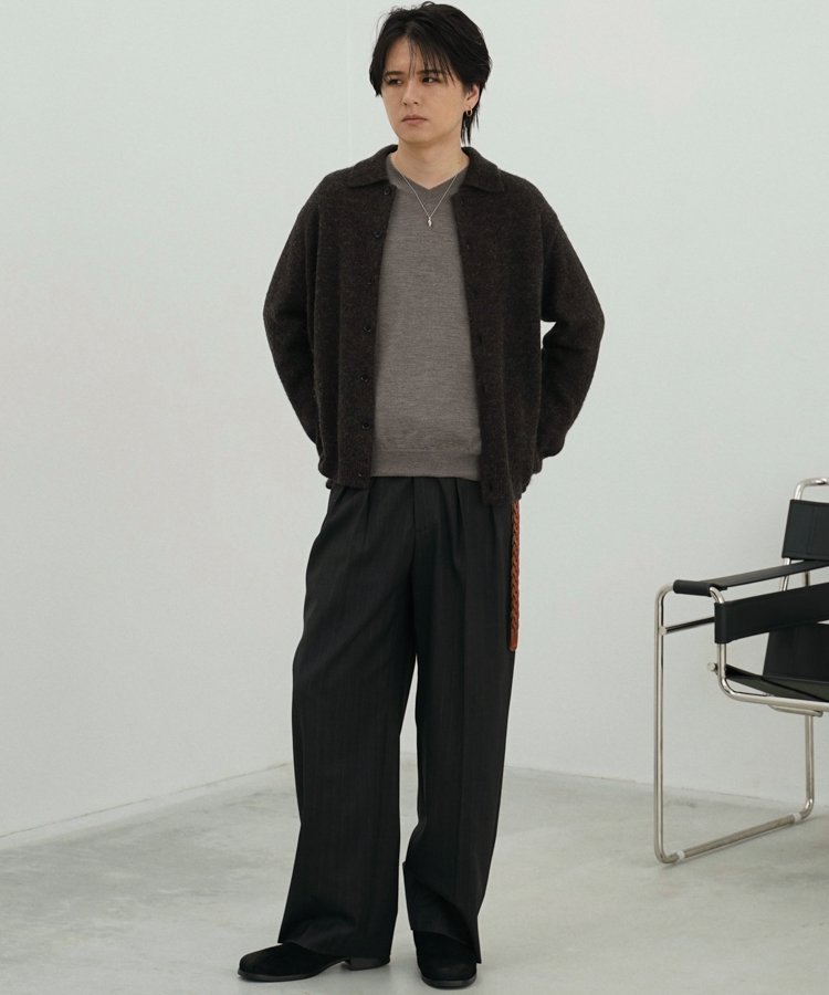 Alpaca Knit Shirt Cardigan / 商品詳細ページ / LIDNM / Llife ONLINE