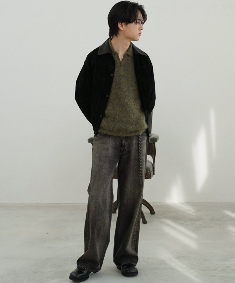 Kid Mohair Knit Polo / 商品詳細ページ / LIDNM / Llife ONLINE STORE