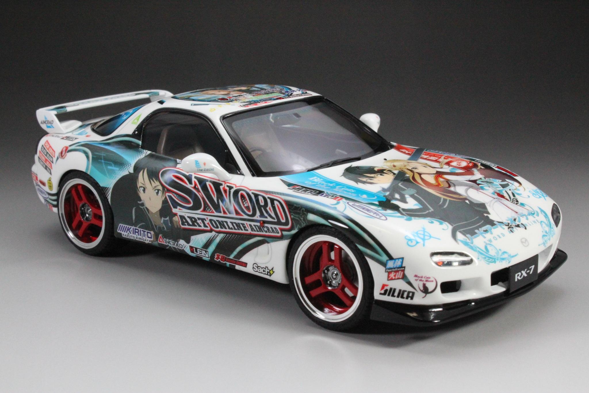 アオシマ 1/24 ソードアート・オンライン FD3S RX-7(痛車)｜車・AUTO