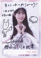 乃木フェス 賀喜遥香 サイン入り チェキ 好きロック 乃木フェス 賀喜