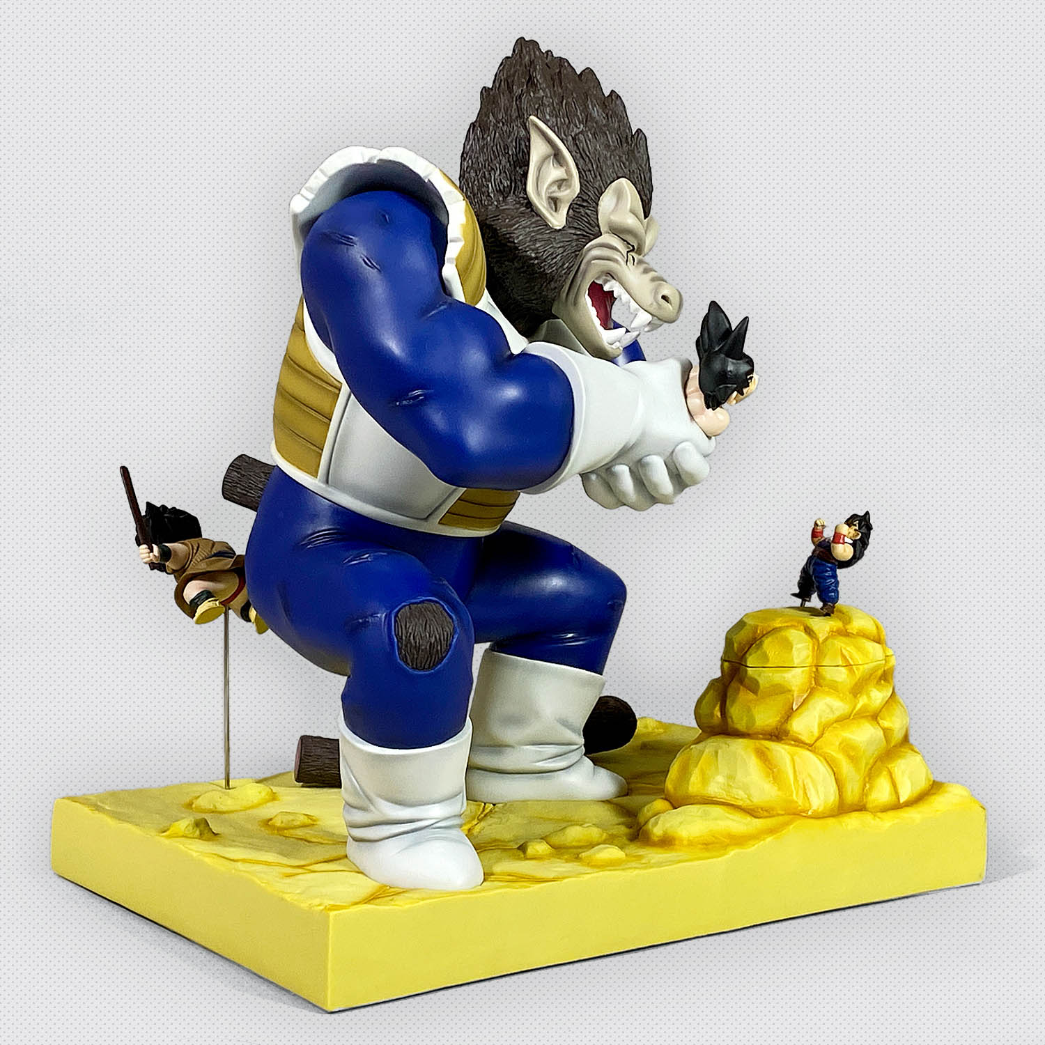 1013] 大猿ベジータ ジオラマモデル ヤジロベー・シッポ斬りVer.