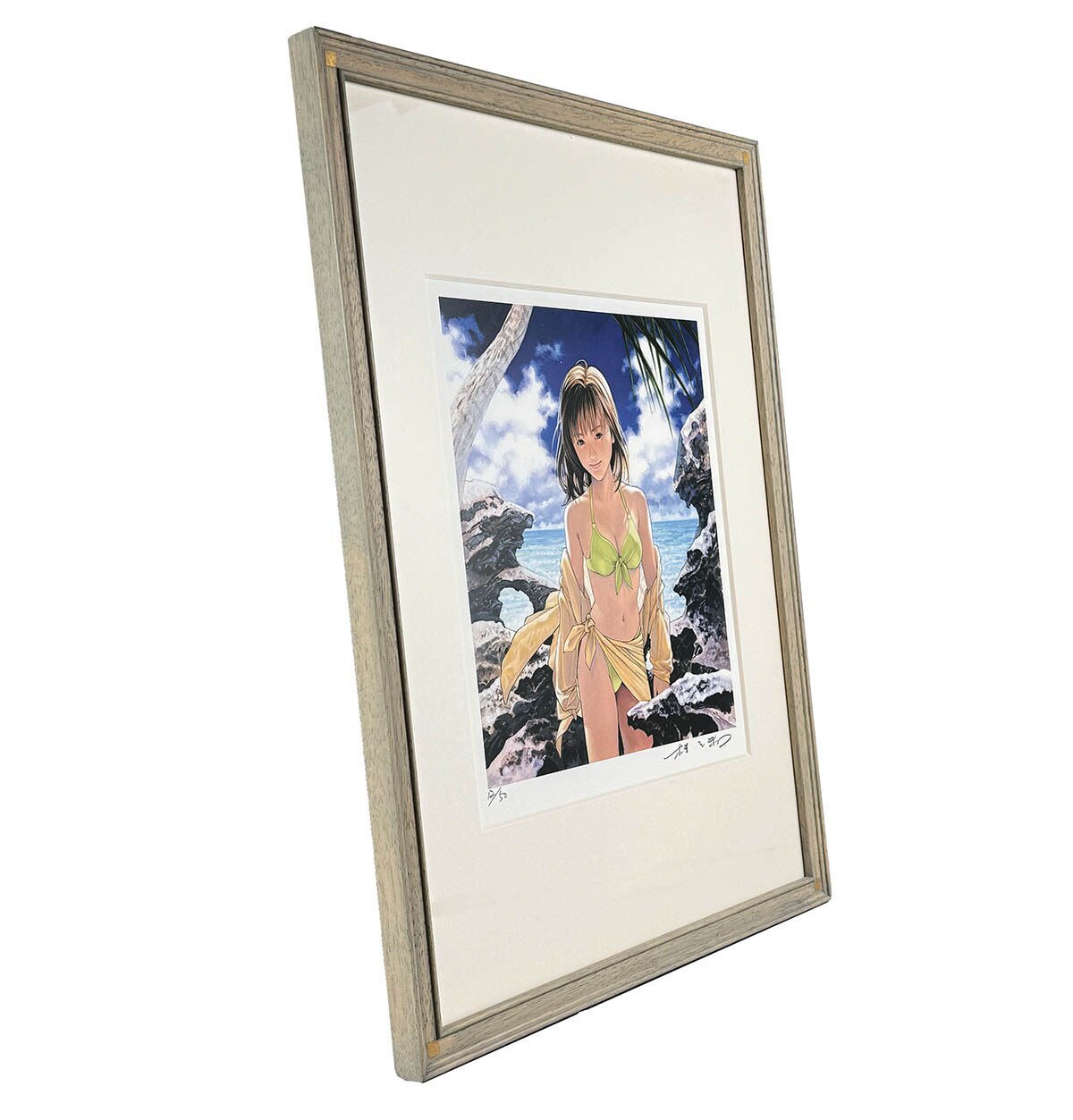 3569] 桂正和 直筆サイン入りリトグラフ「I”s」