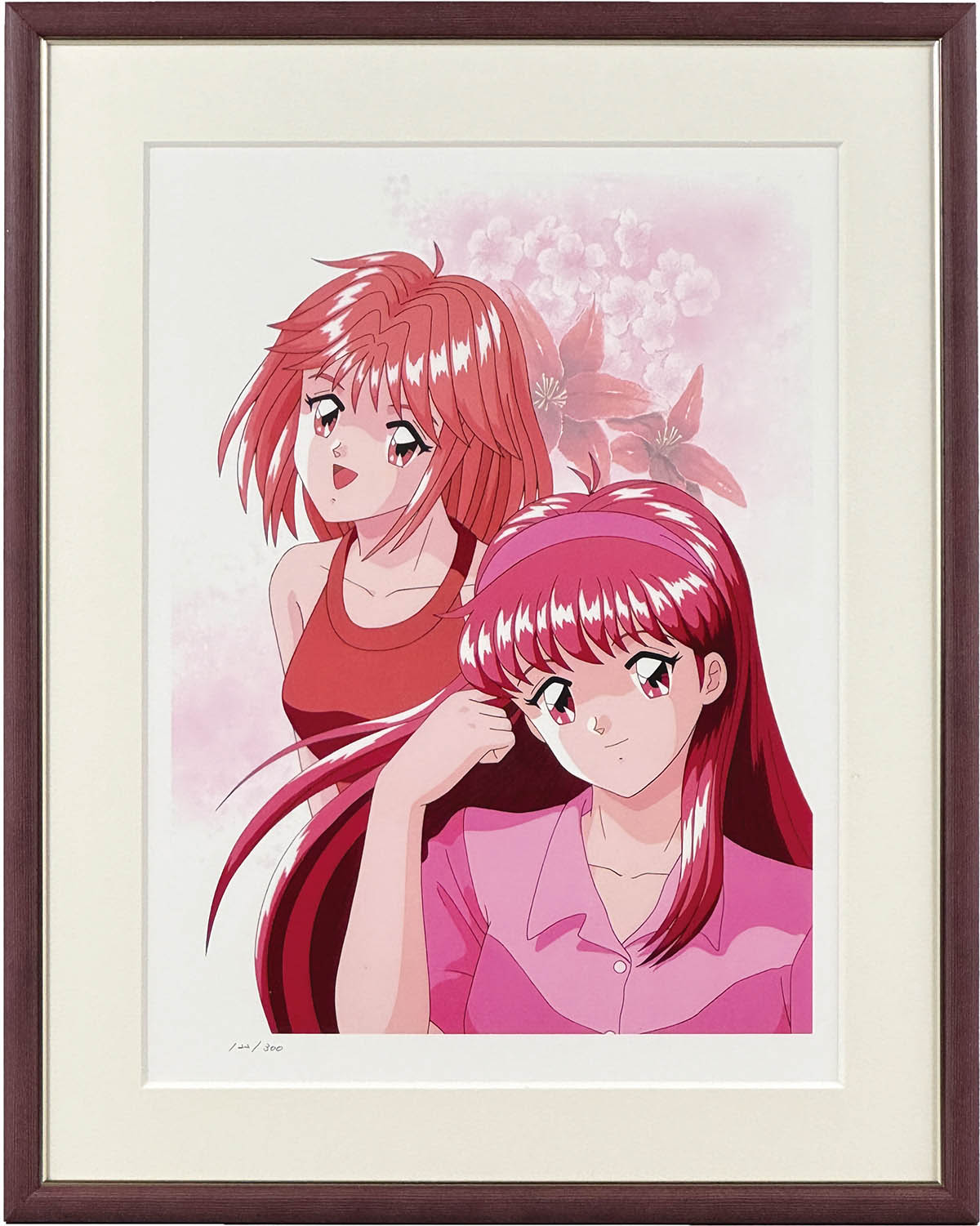 3646] リトグラフ 「ときめきメモリアル」藤崎詩織&朝日奈夕子