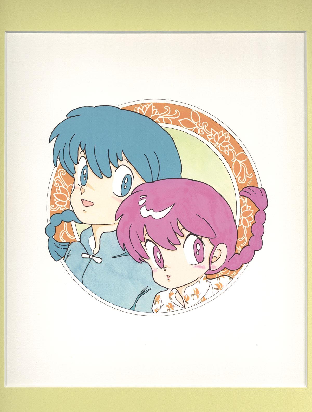 3086］ 高橋留美子 カラー複製イラスト「らんま1/2」