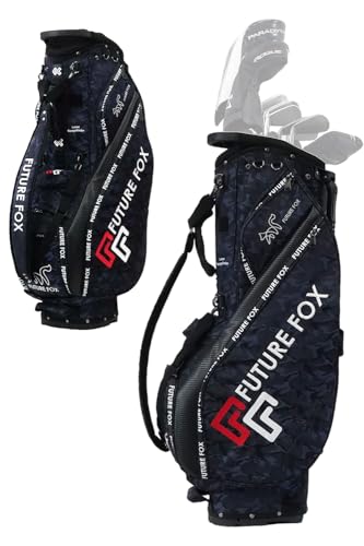 Anew golfブラック・迷彩 ゴルフバッグ・キャディバッグ 迷彩キャディ