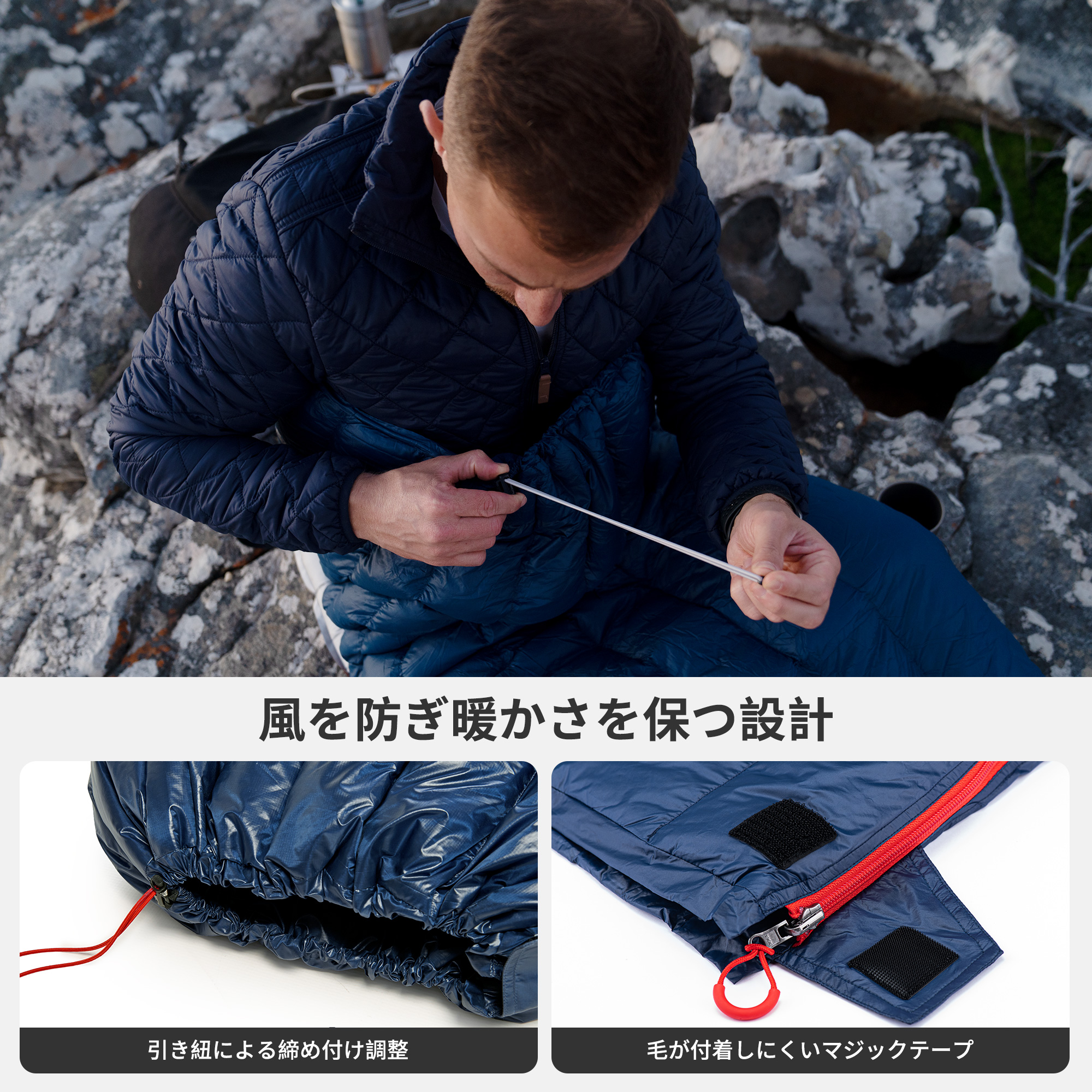 Naturehike ダウンシュラフ 高級ダウン寝袋 570g 超軽量 シュラフ