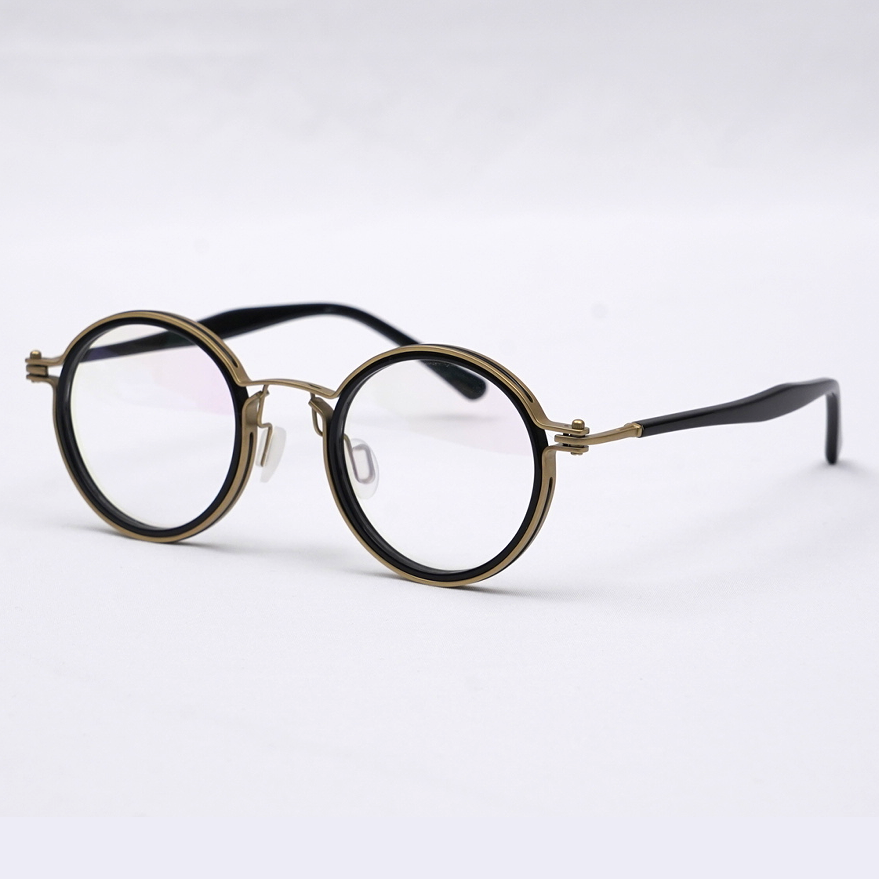 Eterlens｜14.7g ボストン型ラウンドフレームメガネ｜度付き対応｜精巧