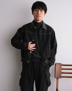 ジャケット・アウター shiun FADED DENIM JACKET S size shiun(シウン