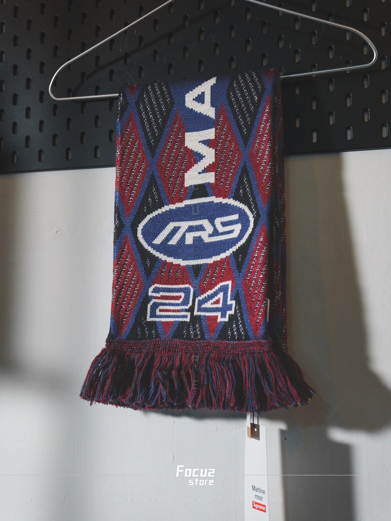 Focus Store】現貨秒發Supreme x Martine Rose Scarf 圍巾藍/黑兩