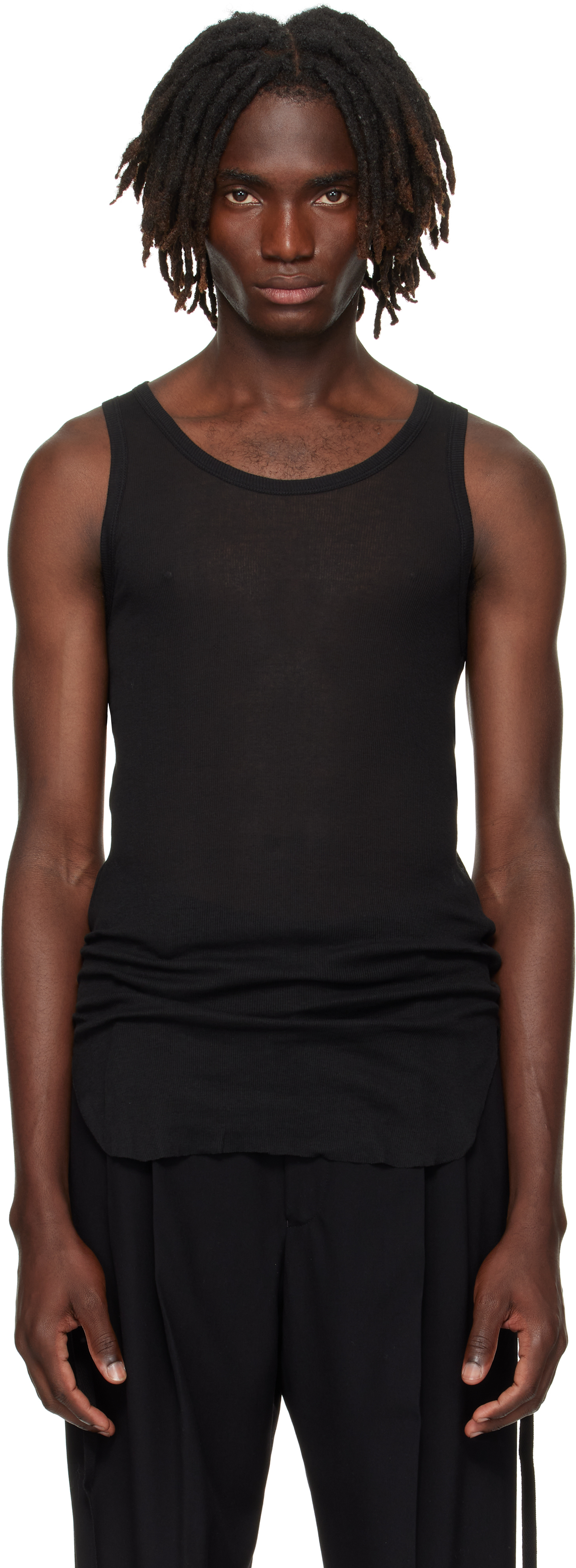 トップス ann demeulemeester drape mesh tank top トップス ann