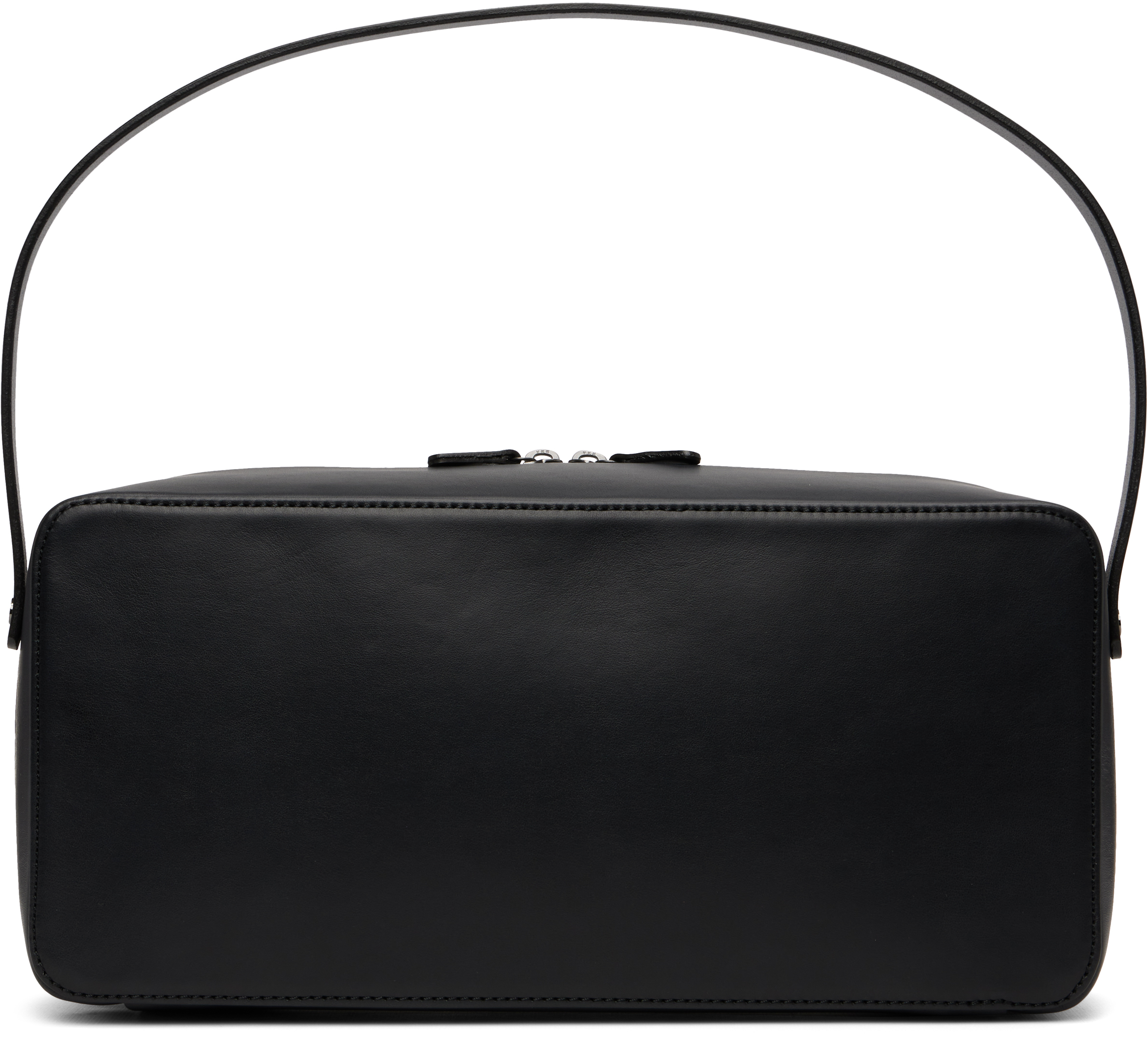 Black AETA Edition Leather Square Bag by AURALEE on Sale