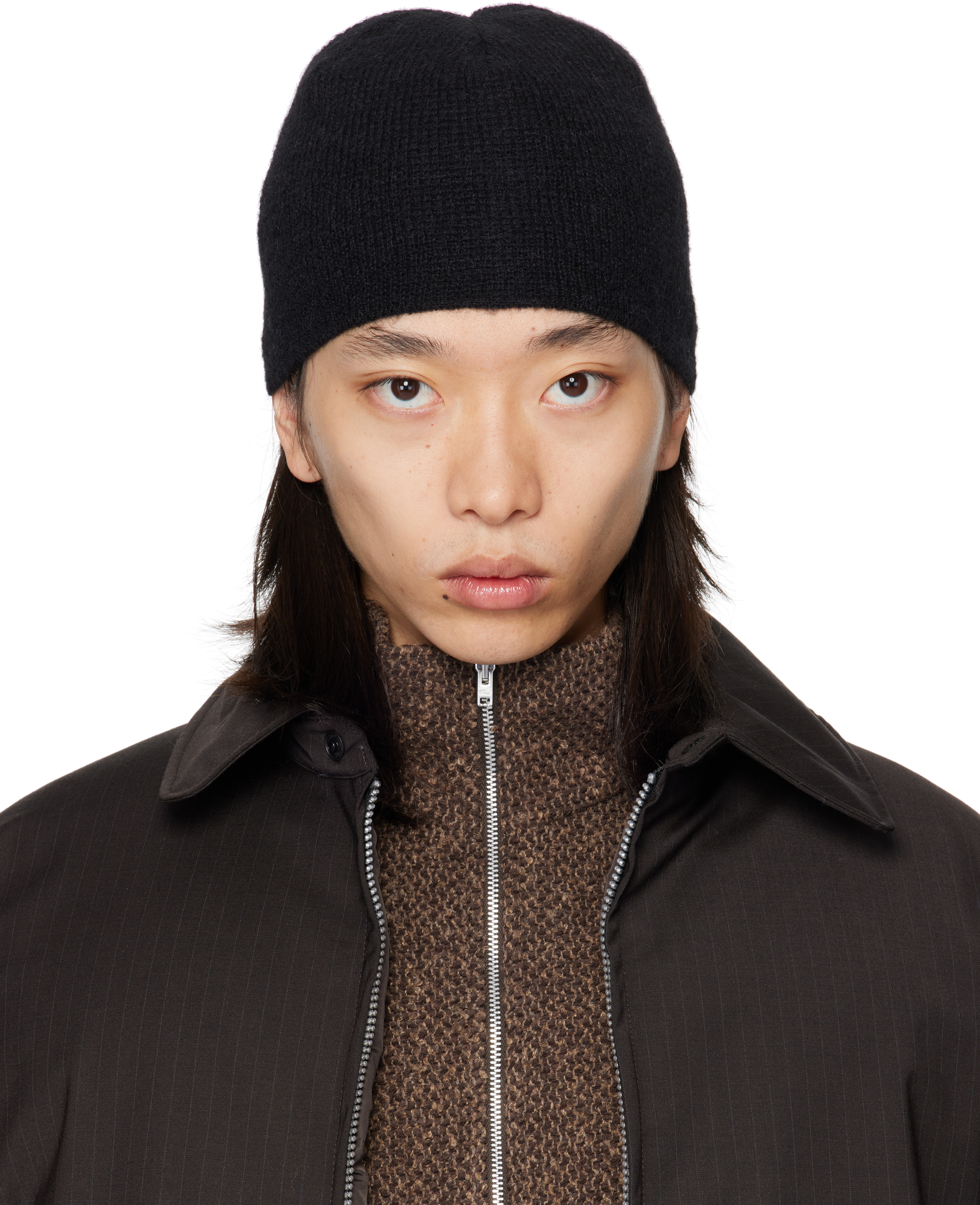 Black Alpaca Beanie by OUR LEGACY on Sale
