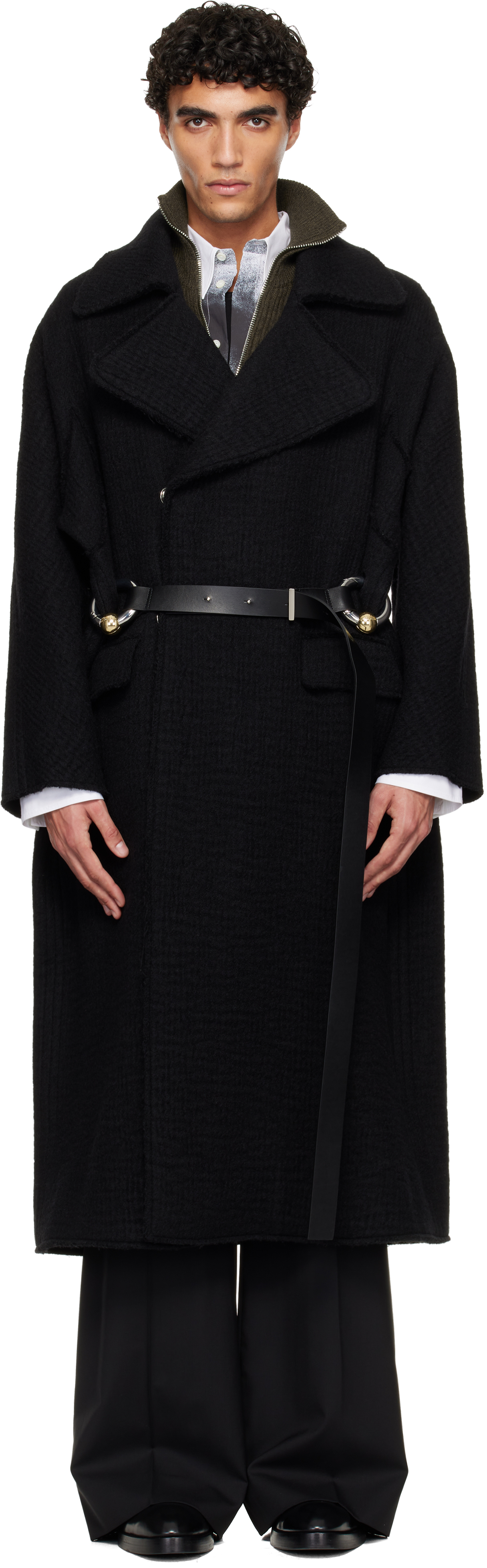 Jean Paul Gaultierのブラック 'The Long Gaultier' コートがセール中