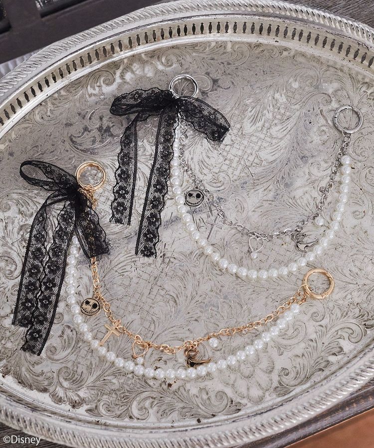 ナイトメア/レースリボン付きチャーム/earth music&ecology（アース