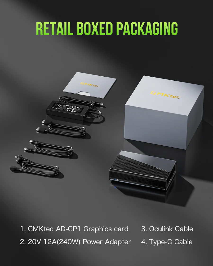 AMD Radeon 7600M XT-- AD-GP1 External GPU Docking Station