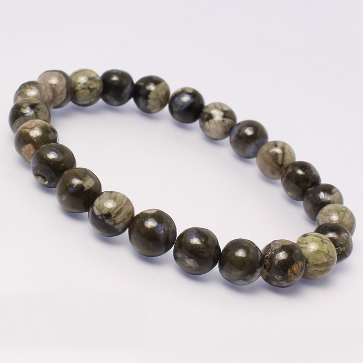ケセラストーン8mm シンプルブレスレット｜天然石・パワーストーン通販