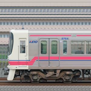 京王8000系8713編成「高尾山トレイン」（海側）｜RailFile.jp｜鉄道