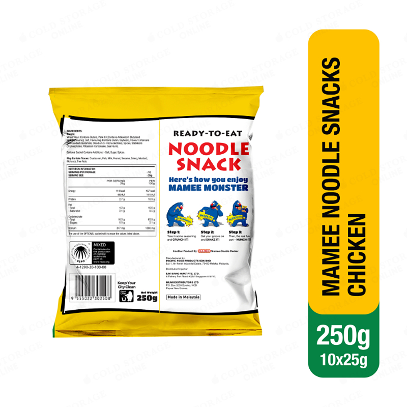 Mamee Noodle Snack Family Pack Chicken 250g