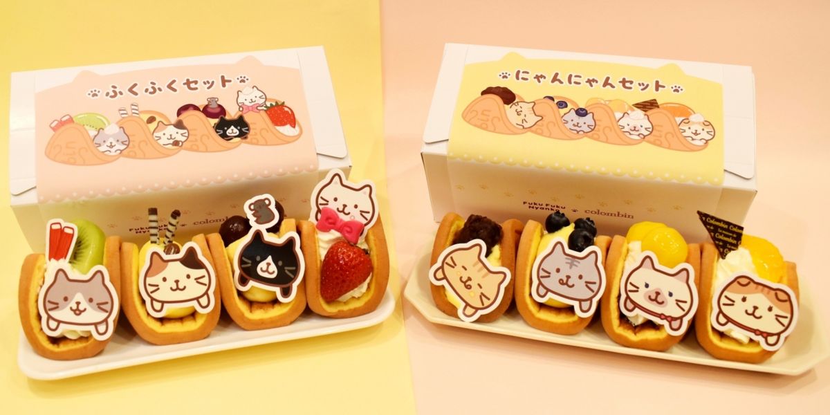 Fuku Fuku Nyanko（ふくふくにゃんこ）×コロンバン】期間限定ワッフル