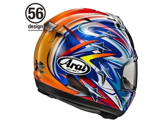 新製品】中野真矢の目玉デザインヘルメットがArai RX-7Xで復刻