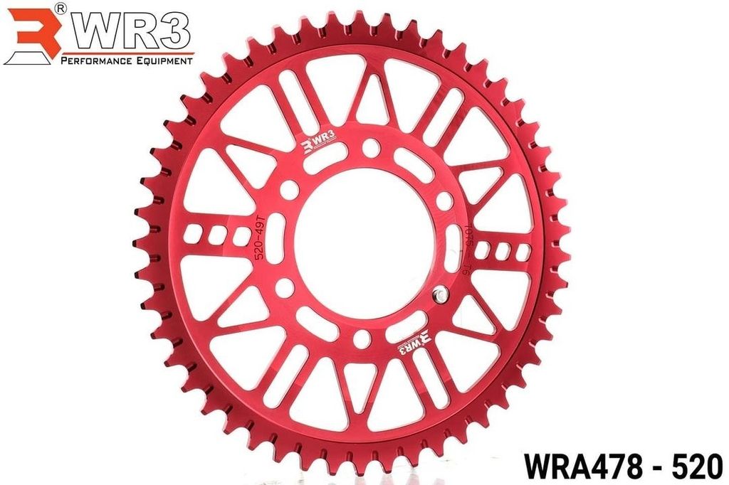 Webike | WR3 ダブルアールスリー リアスプロケット ER-6f(WR3-Rear