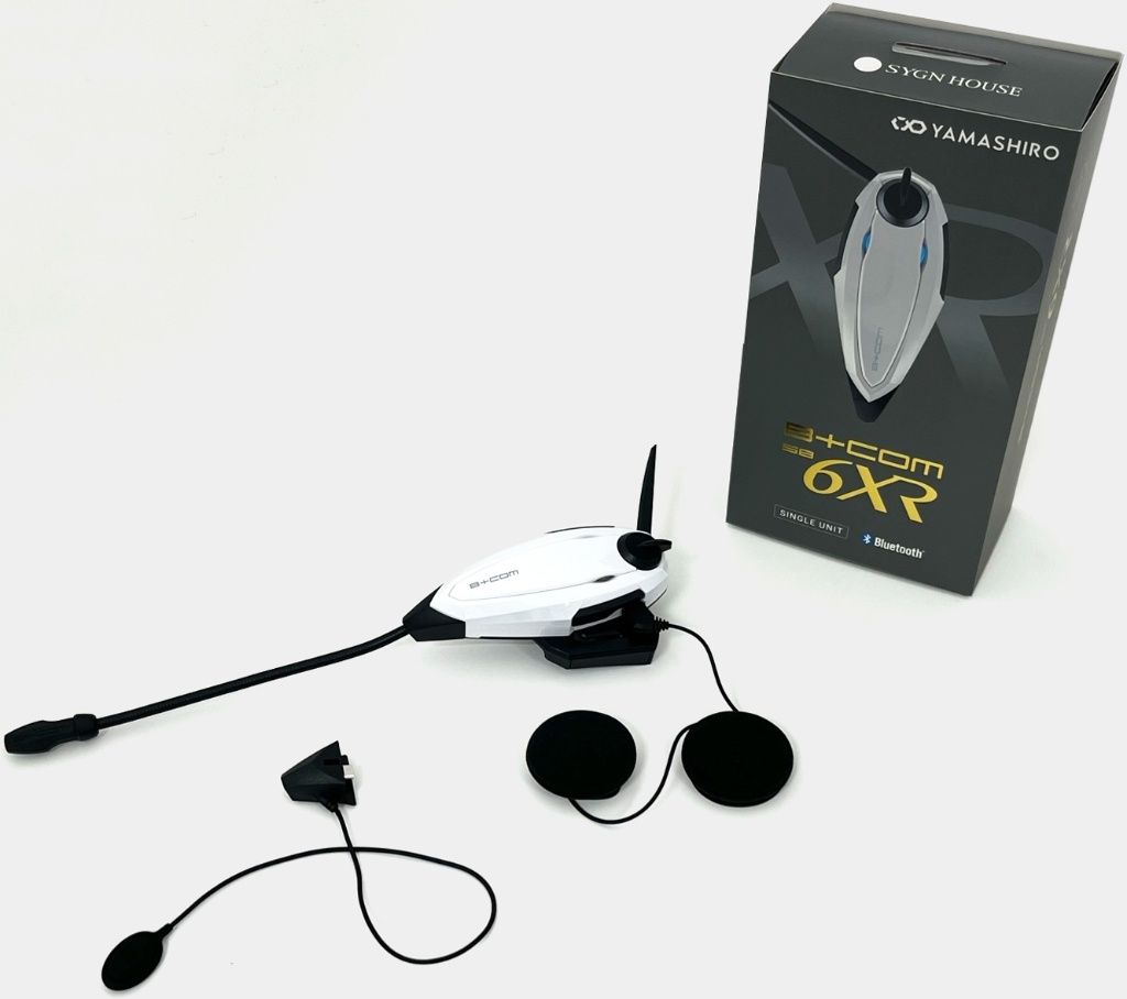Webike | B＋COM ビーコム B+COM SB6XR シングルユニットホワイト