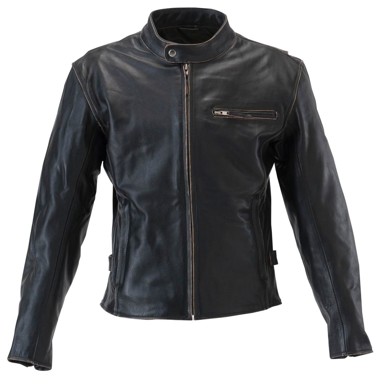 希少サイズ Rookie Leathers シングル ライダース 4L 牛革 Rookie
