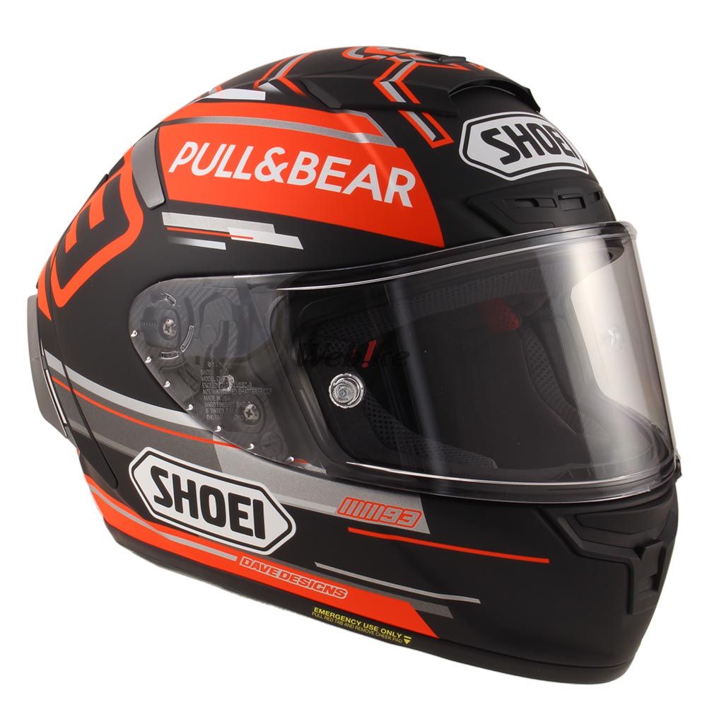 Webike | SHOEI ショウエイ X-14 MARQUEZ BLACK CONCEPT［X-FOURTEEN