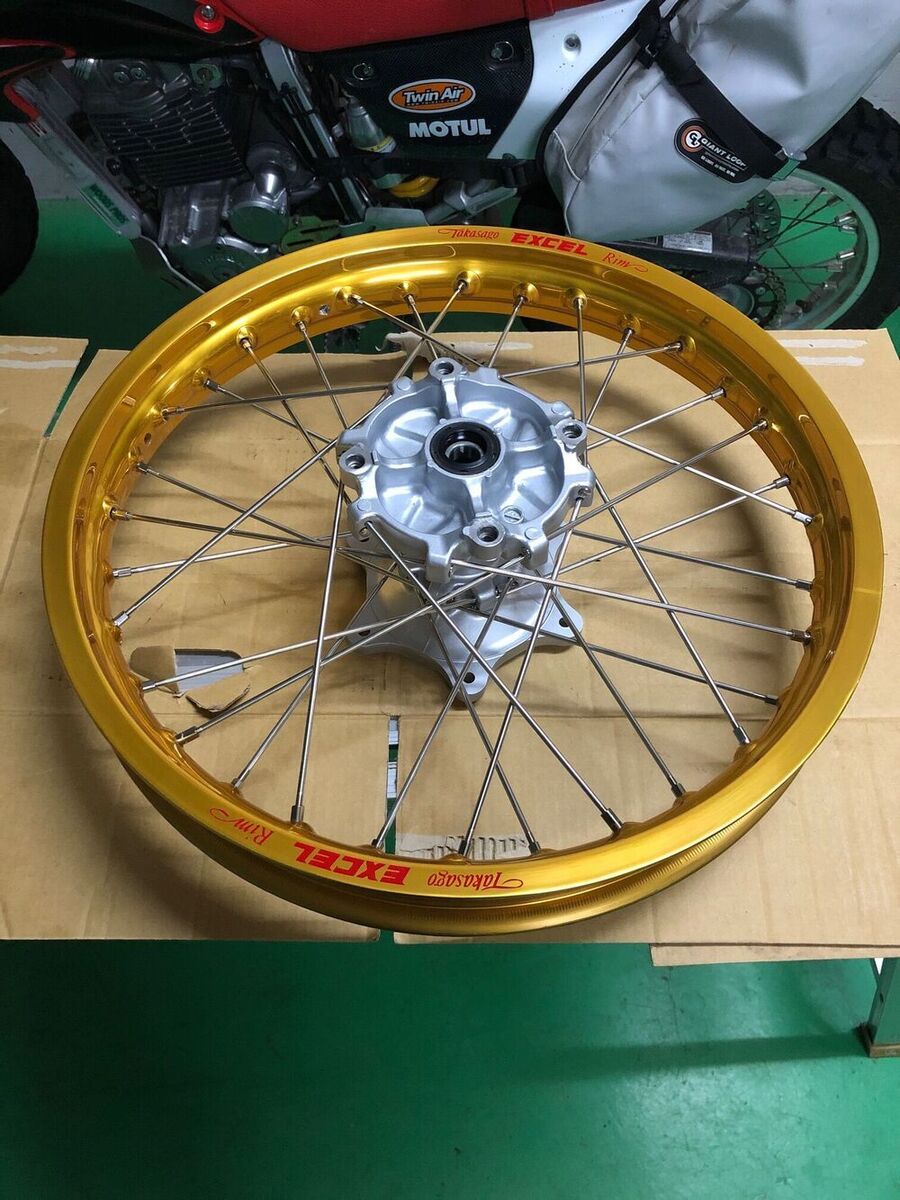 HONDA XR250「2020.7.17 XR250 リヤホイール組み立て 2」 | ウェビック