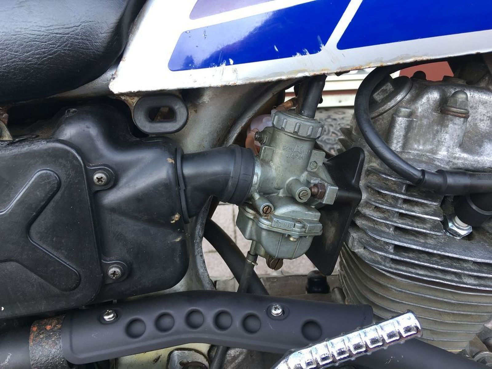 HONDA TL125イーハトーブ(TL125S)「マフラー交換失敗で元に戻したの巻
