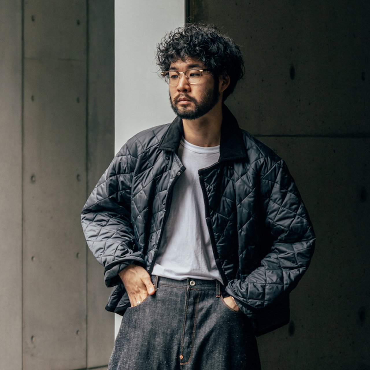 アウターにもインナーにも！ レショップ×ラベンハムの大人な