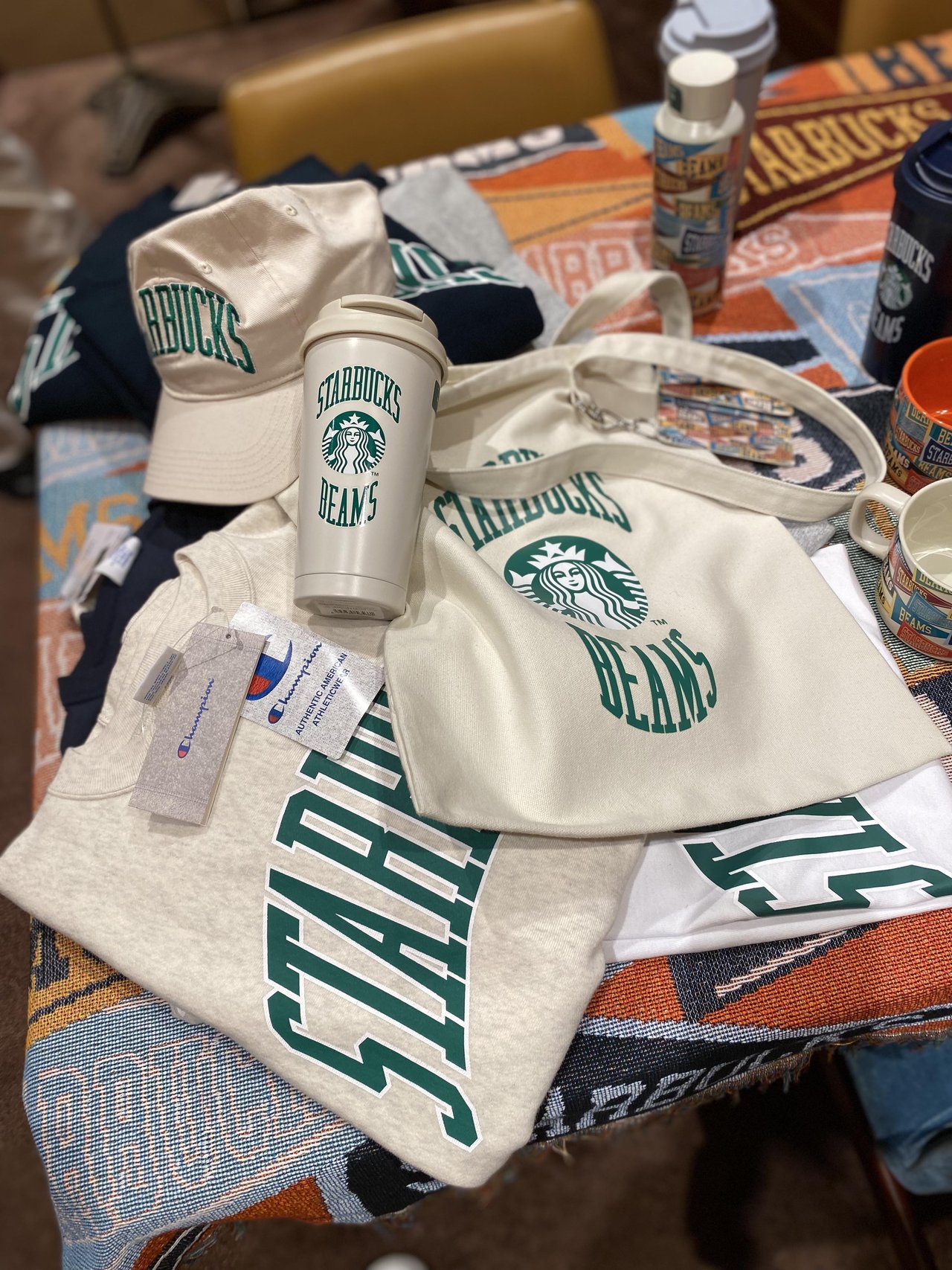スターバックス × BEAMS スローケット ベージュ スターバックス