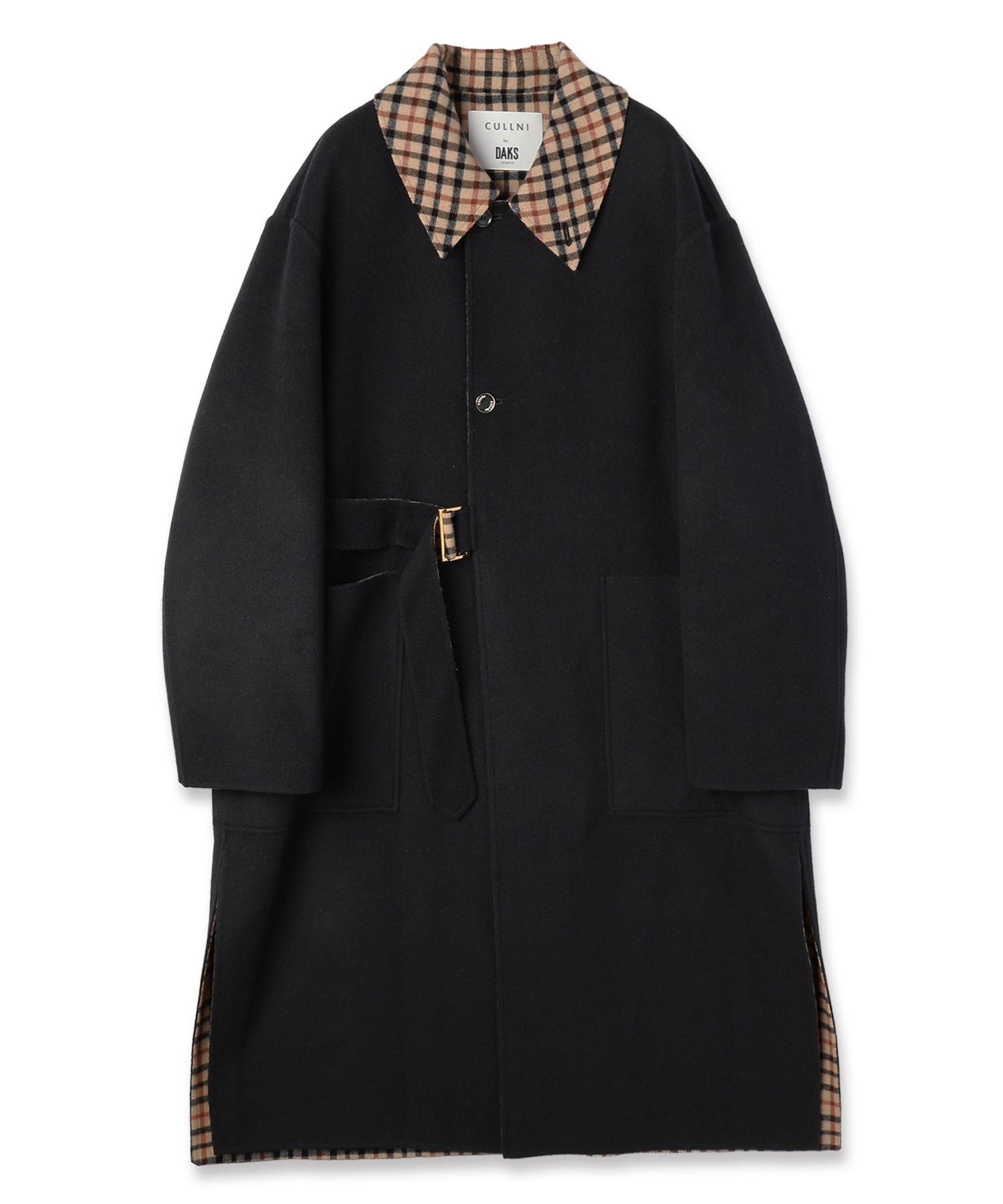 CULLNI ONLINE STORE / CULLNI for DAKS LONDON Tie Locken Long Coat