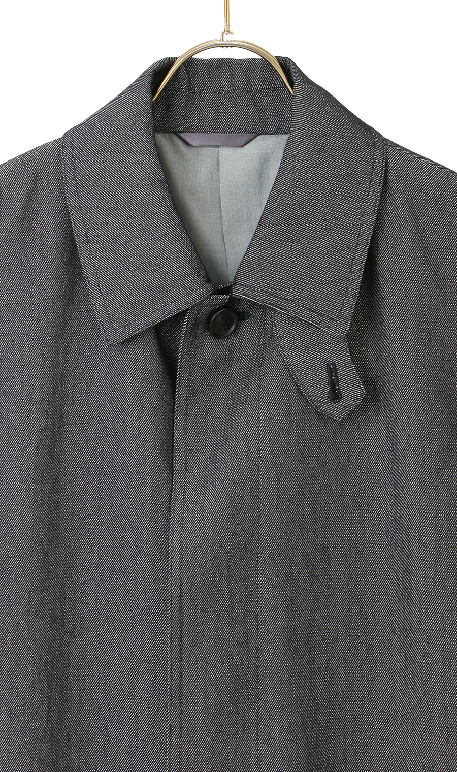 URU ステンカラーコート B.GRAY ウール 16FUJ10 URU ステンカラー
