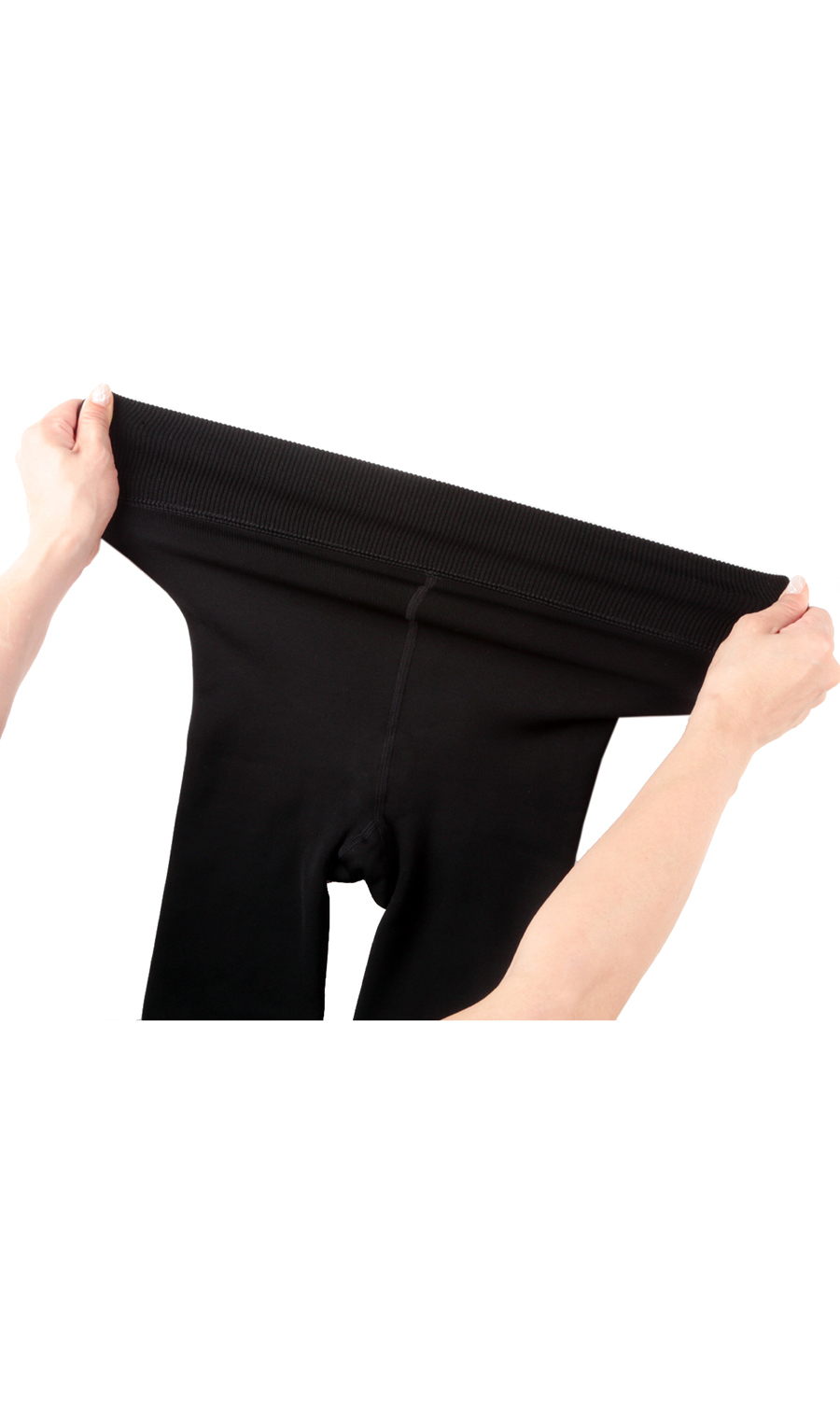 □フリース調裏起毛レギンス【厚手】【10分丈】【Atsugi】【WEB限定