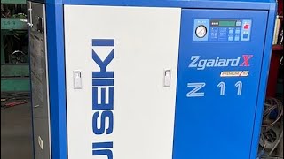 三井精機 11kWエアーコンプレッサー Z115AX-R | マシンライフ